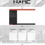 Premade One Page Website #001