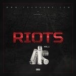 Riots Mixtape Cover PSD Photoshop Template Front