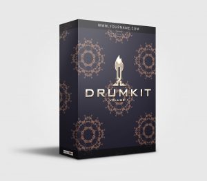 Premade Drumkit Box Design Oriental