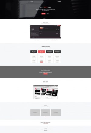 Premade One Page Website Package 001