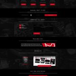 Premade One Page Website #068 Fullsize