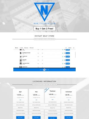 Premade One Page Website #069