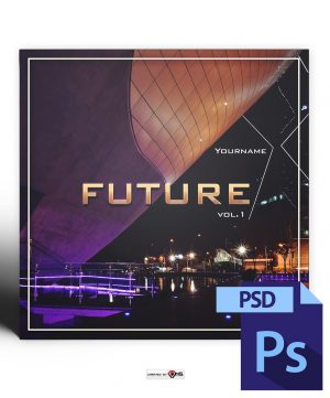 Future Mixtape Cover Template PSD