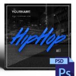 HipHop Mixtape Cover Template PSD
