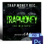 Trap Money Mixtape Cover Template PSD