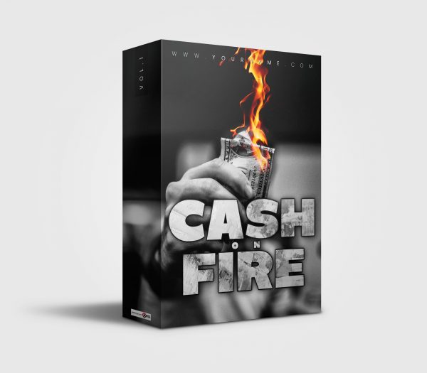 Premade Drumkit Cash on Fire