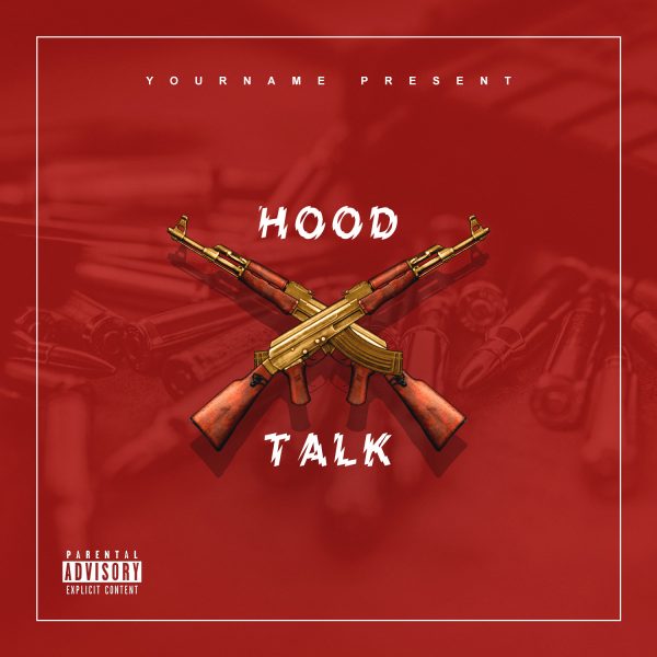 VMS - Hood Talk - Mixtape Cover Template-min