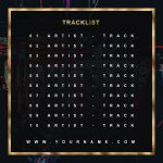 Casino Premade Mixtape Cover Art Design Back Tracklist Preview