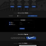 Premade One Page Website #072 Fullsize Preview