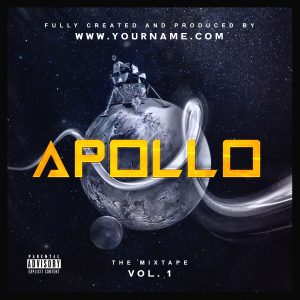Apollo Premade Mixtape Cover Art Design Front Preview
