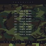 Camouflage Premade Mixtape Cover Art Tracklist Design Preview